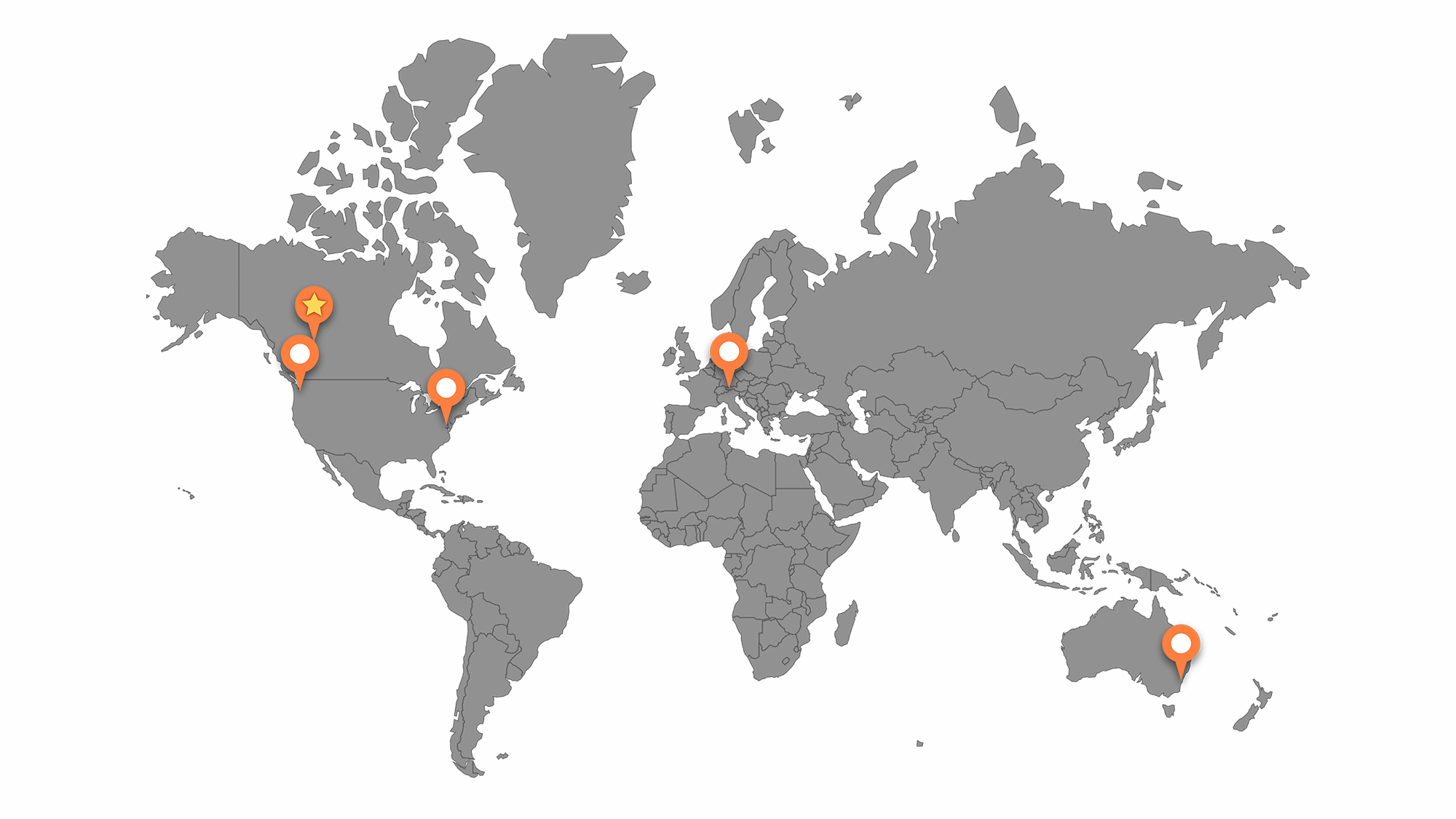 Map of SeriousLabs Office Locations